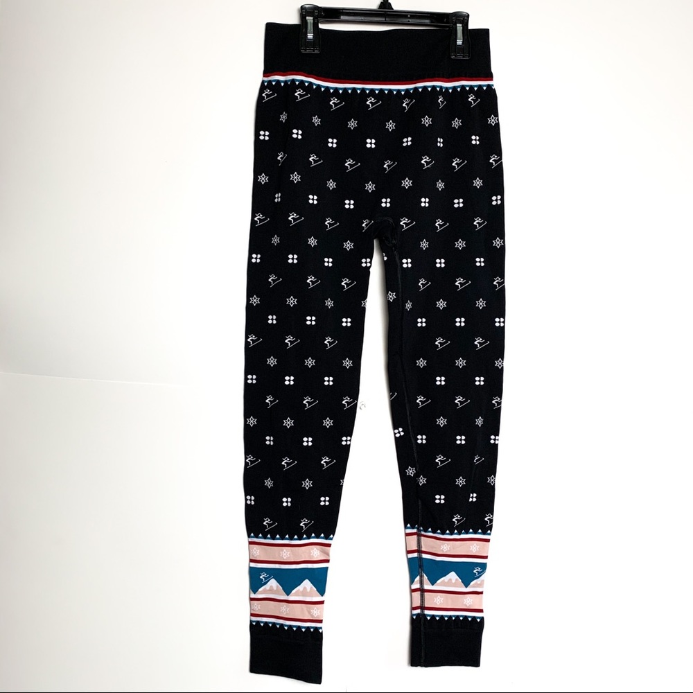 NWT Sweaty Betty Fair Isle Ski Base Layer Legging - Picture 3 of 7